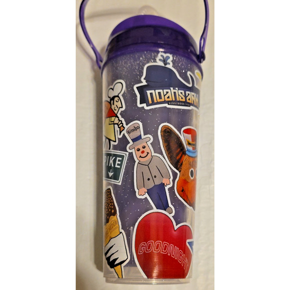 Kennywood Reusable 2023 Souvenir Cup With Straw Log Jammer Pippin Steel Whirley - Picture 4 of 10